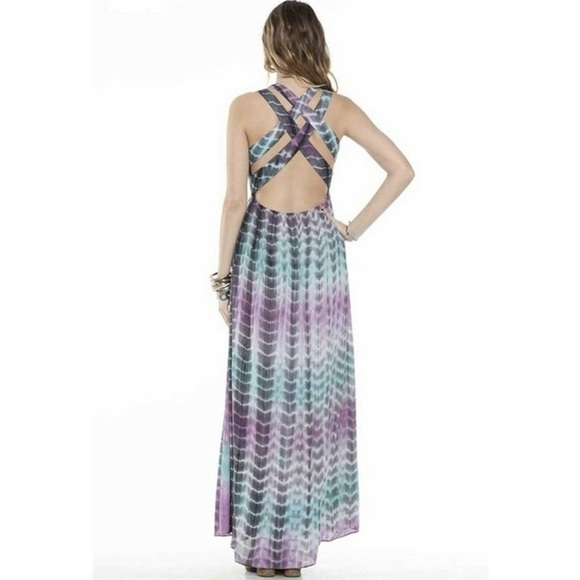 Lovers + Friends Tie Dye Maxi Dress XS - Picture 2 of 8